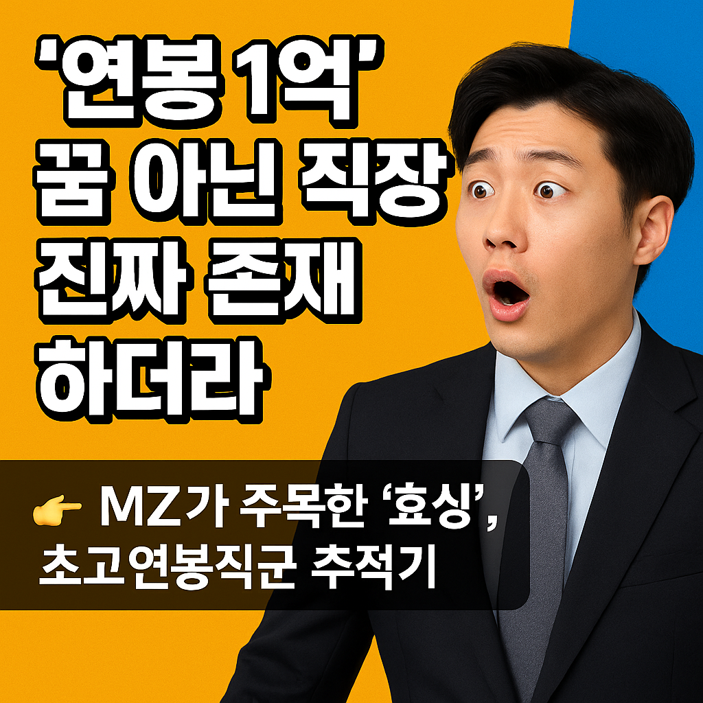 ‘연봉 1억’ 꿈 아닌 직장, 진짜 존재하더라
