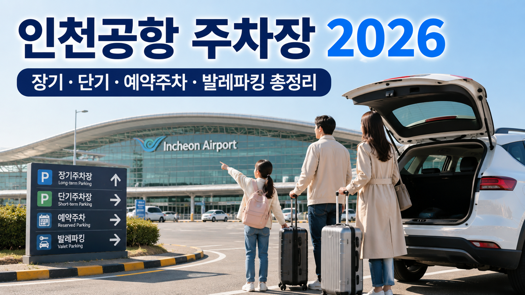 인천공항 주차장 2026|장기·단기·예약주차·발레파킹 요금 총정리