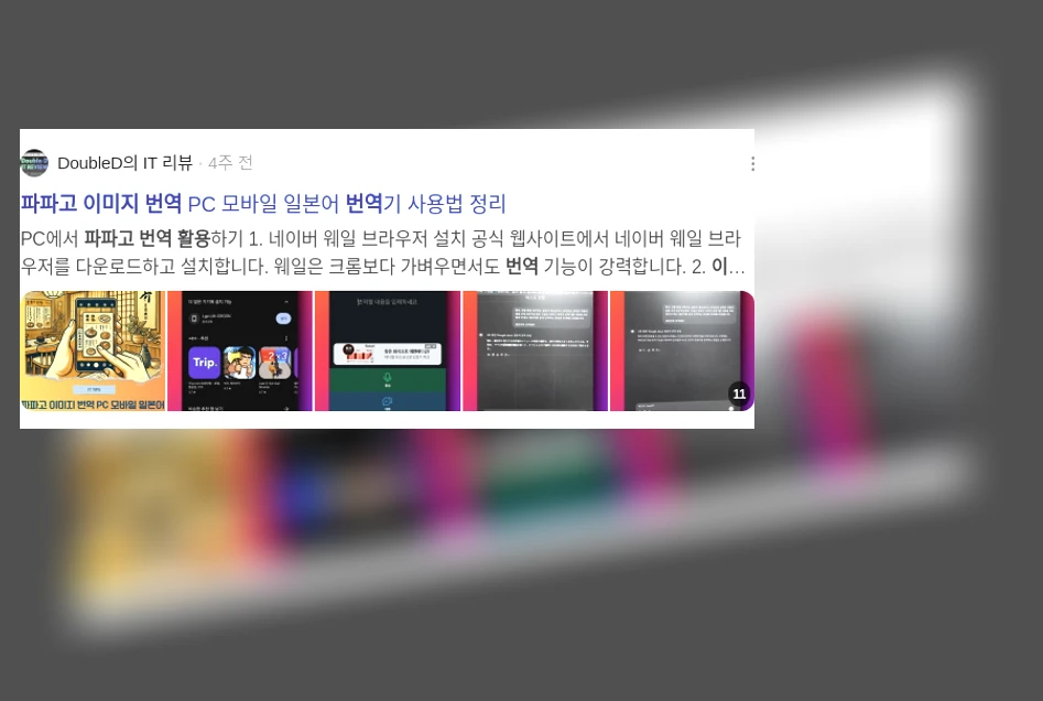 파파고 이미지 번역 활용 가이드_3_subsection