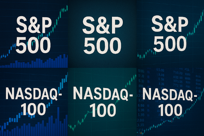 S&P500, 나스닥100 관련 이미지