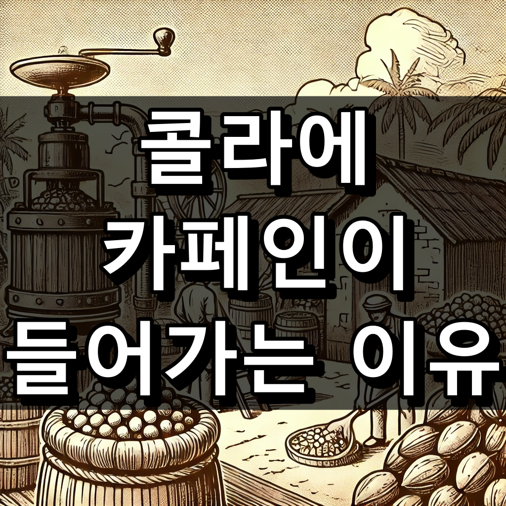 콜라에 카페인이 들어가는 이유