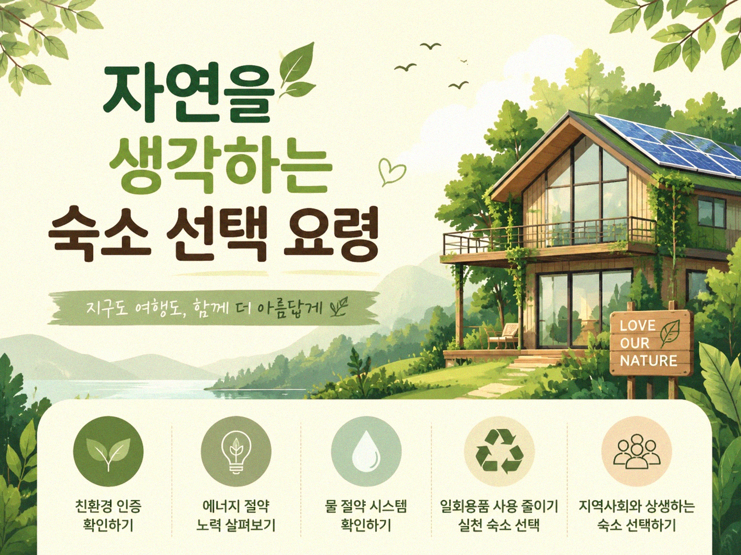 여행, 환경에 부담 덜 주는 방법은 무엇일까