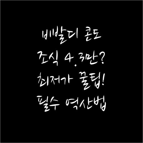 셰프스키친 조식 43000원? 비발디..