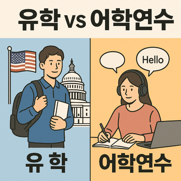 유학 vs 어학연수