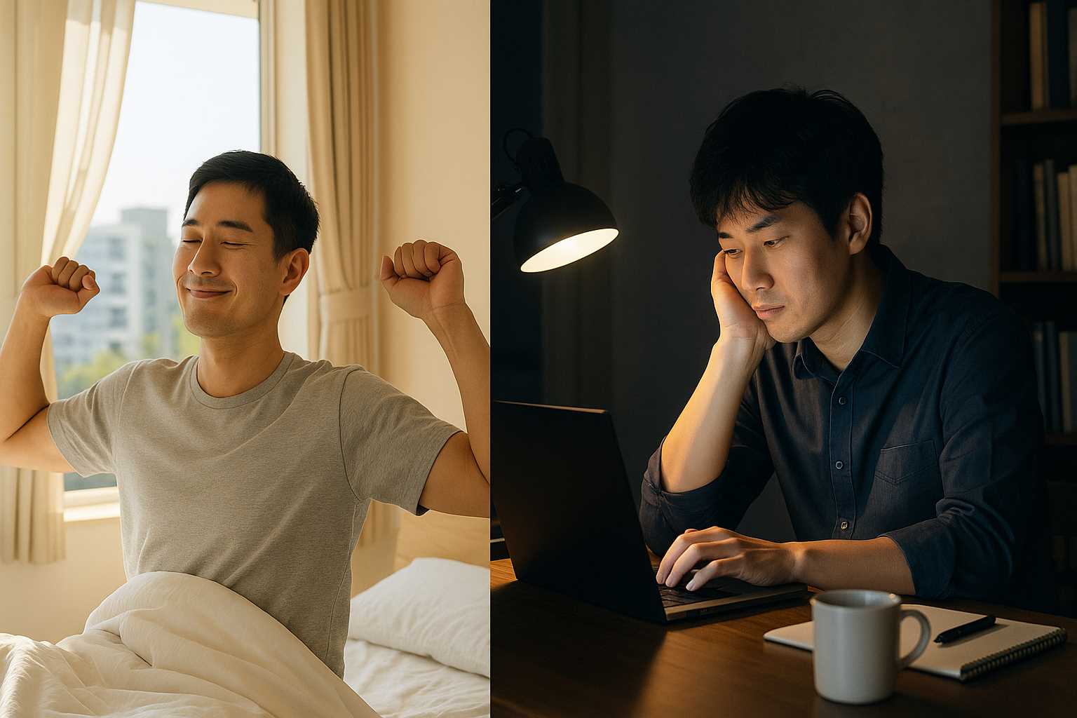 아침형 인간 vs 저녁형 인간