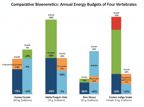 동물의 물질대사에 따른 에너지 사용과 생존