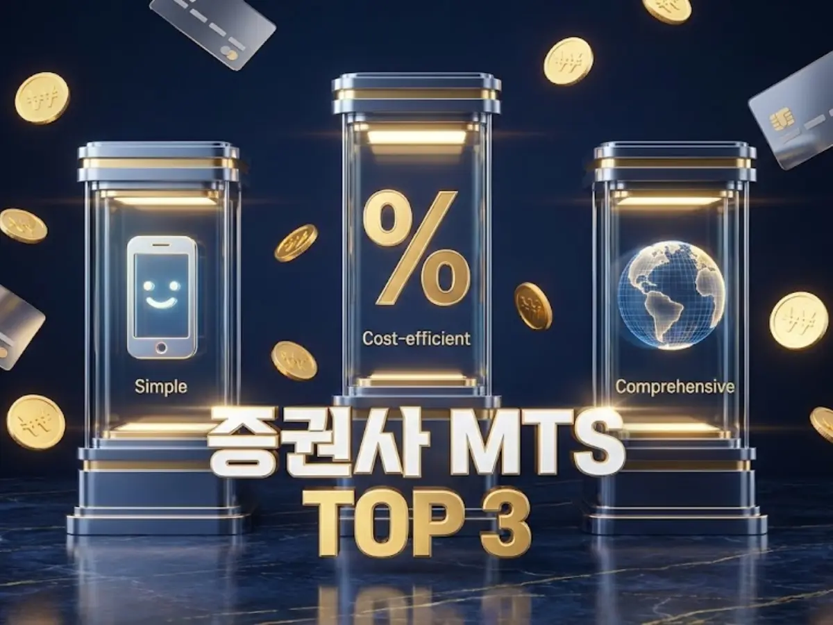 0.1% 수수료에 속지 마세요! 초보자 맞춤형 증권사 MTS TOP 3 정밀 비교