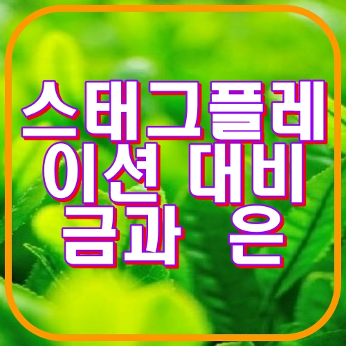 스태그플레이션 대비 금과은