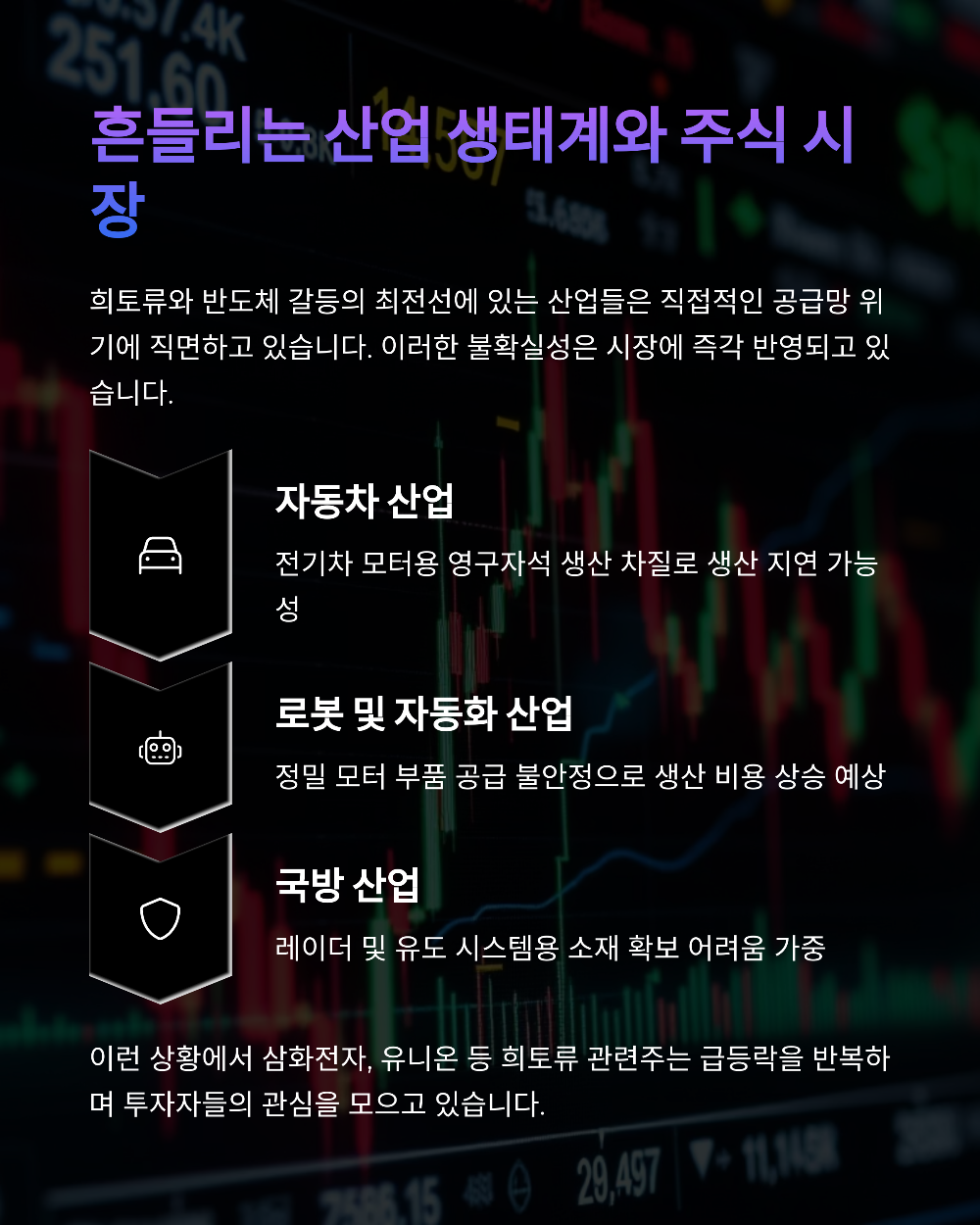 반도체 수출 규제와 희토류 관련주의 상관관계 완전정복