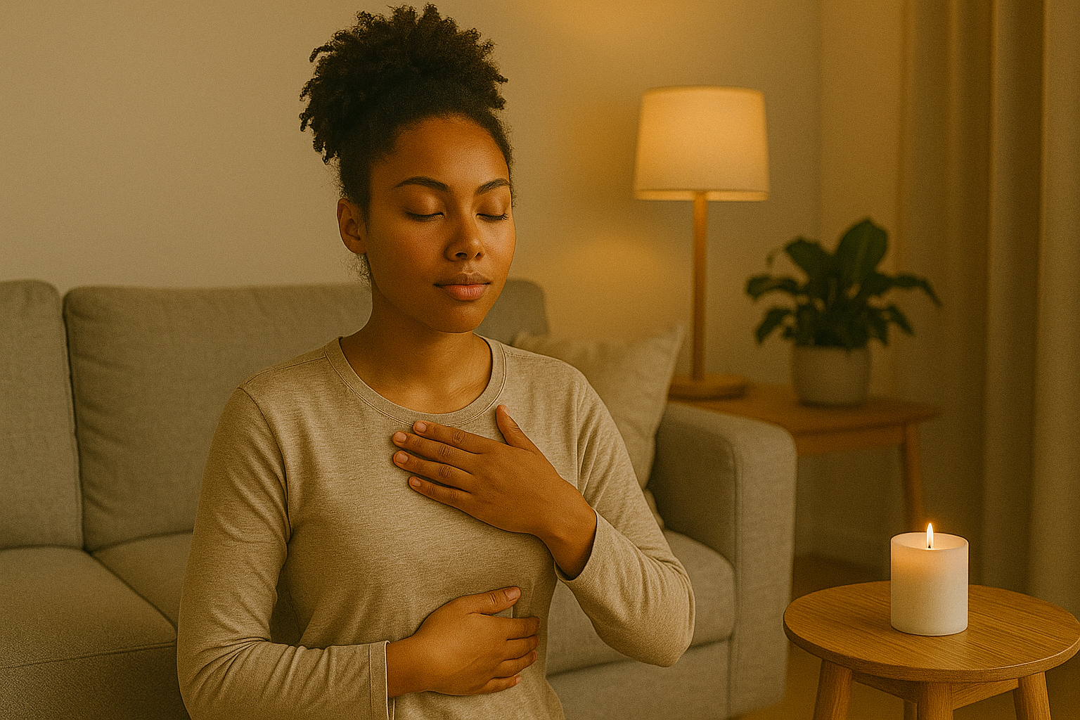 편안한 휴식의 순간