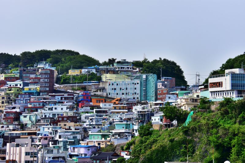 이중섭 전망대에서 바라본 범천동