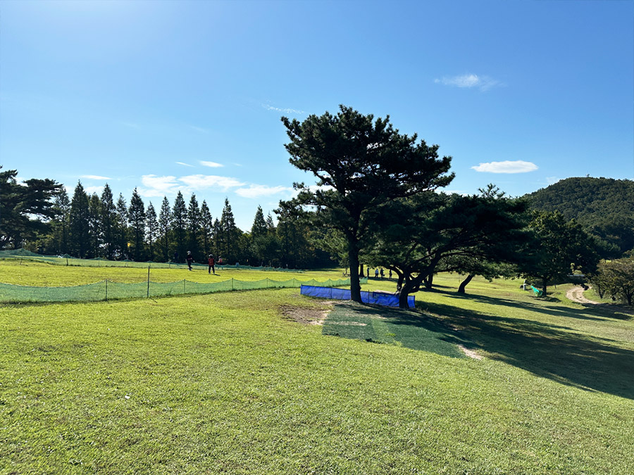 경주 화랑의 언덕 파크골프장. 경북 경주시 산내면 내일리 산261-2