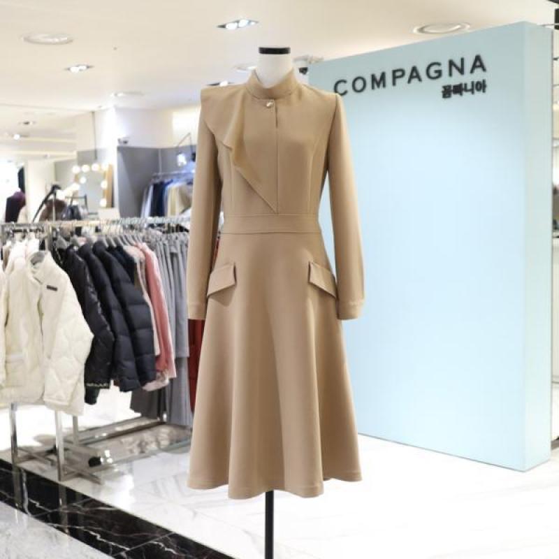 꼼빠니아 하이넥 원피스 CABW0-WOP040