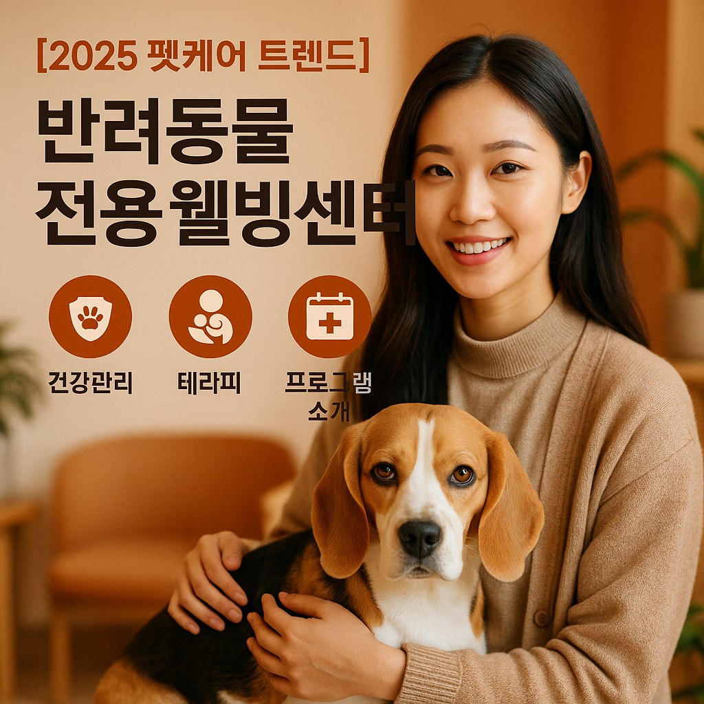 [2025 펫케어 트렌드] 반려동물 전용 웰빙센터 ｜ 건강관리&middot;테라피 프로그램 소개