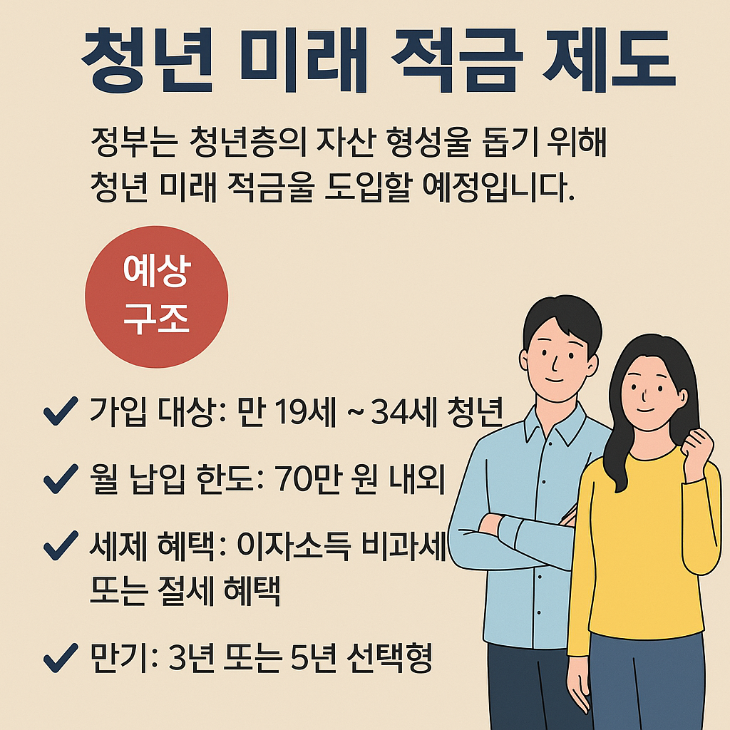 청년 미래 적금 제도 안내 이미지