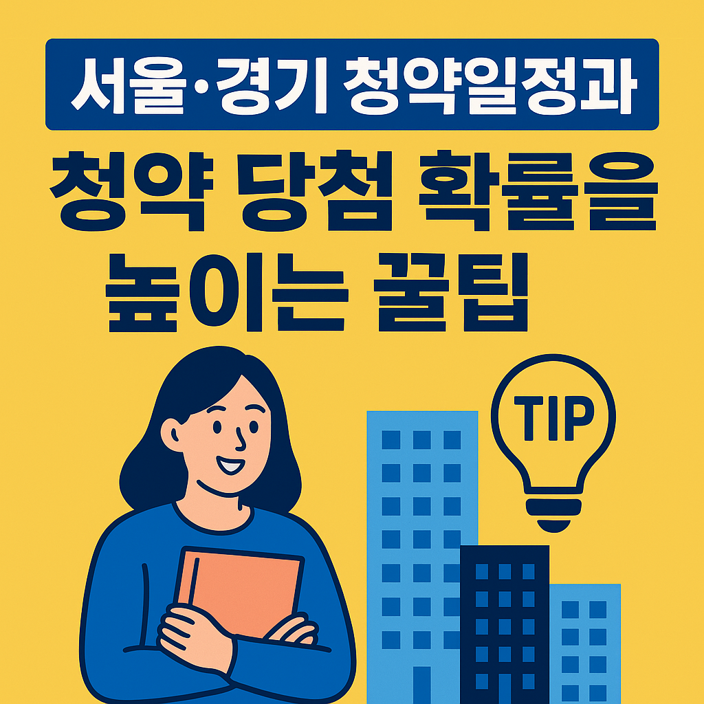 서울·경기 청약일정 정리