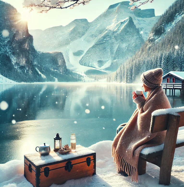 겨울 힐링 펜션