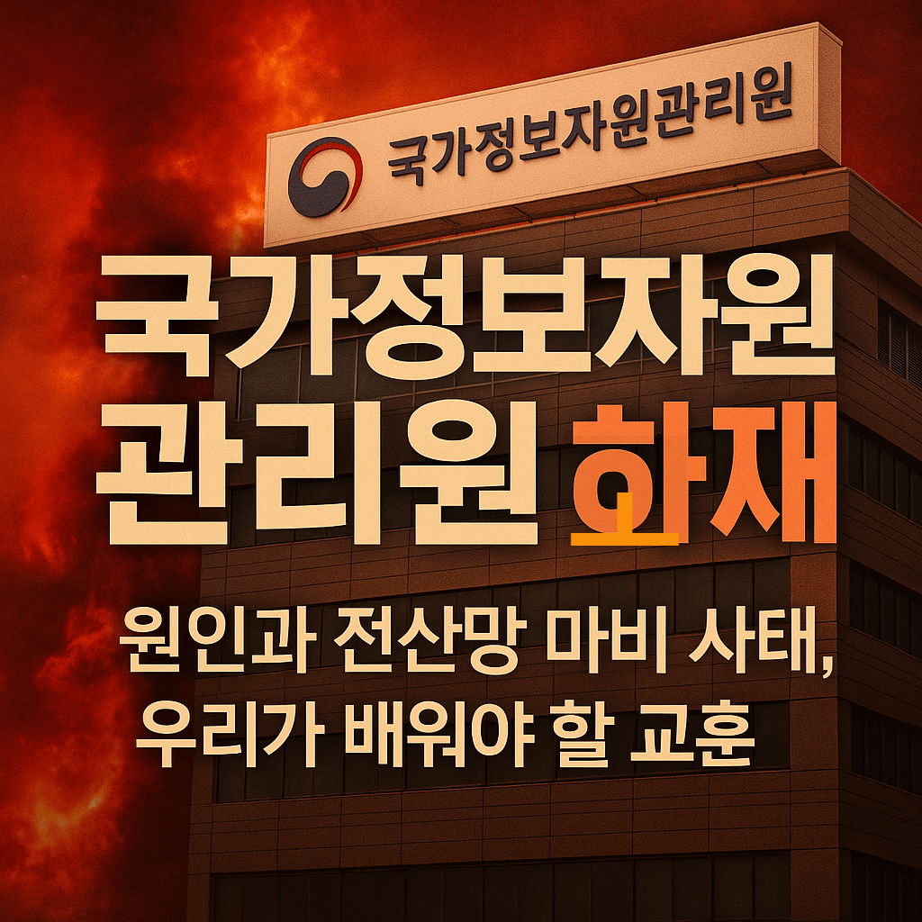 국가정보자원관리원화재원인