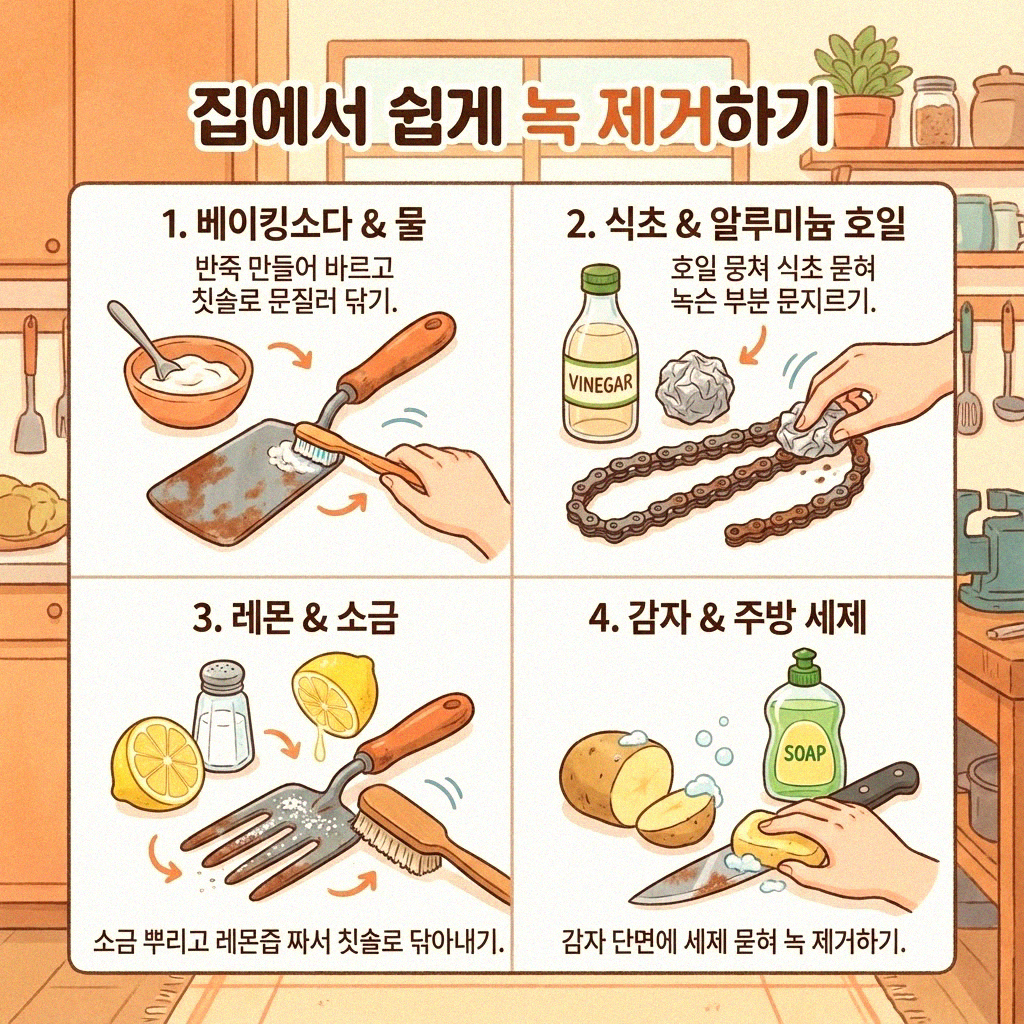 주방 싱크대 도마 거치대 녹슬었을 때 해결 방법 알아보기