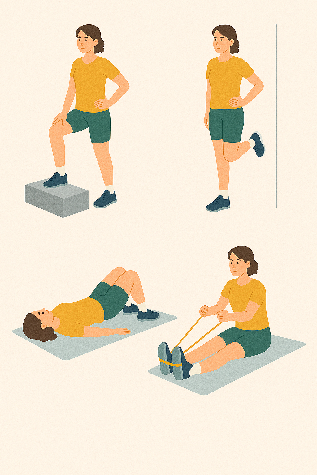 무릎 관절 건강을 지키는 운동