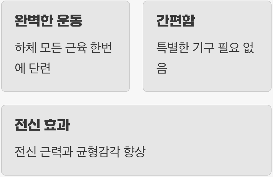 운동의 왕, '스쿼트'가 최고의 보약인 이유