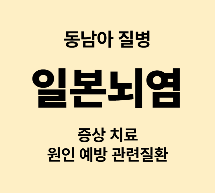 고열 두통 구토 경련 마비 동남아 일본뇌염 증상 치료법 후유증