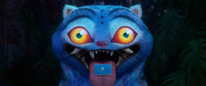 케이팝 데몬 헌터스 (KPop Demon Hunters)에 나오는 호랑이더피 (Duffy) 이미지