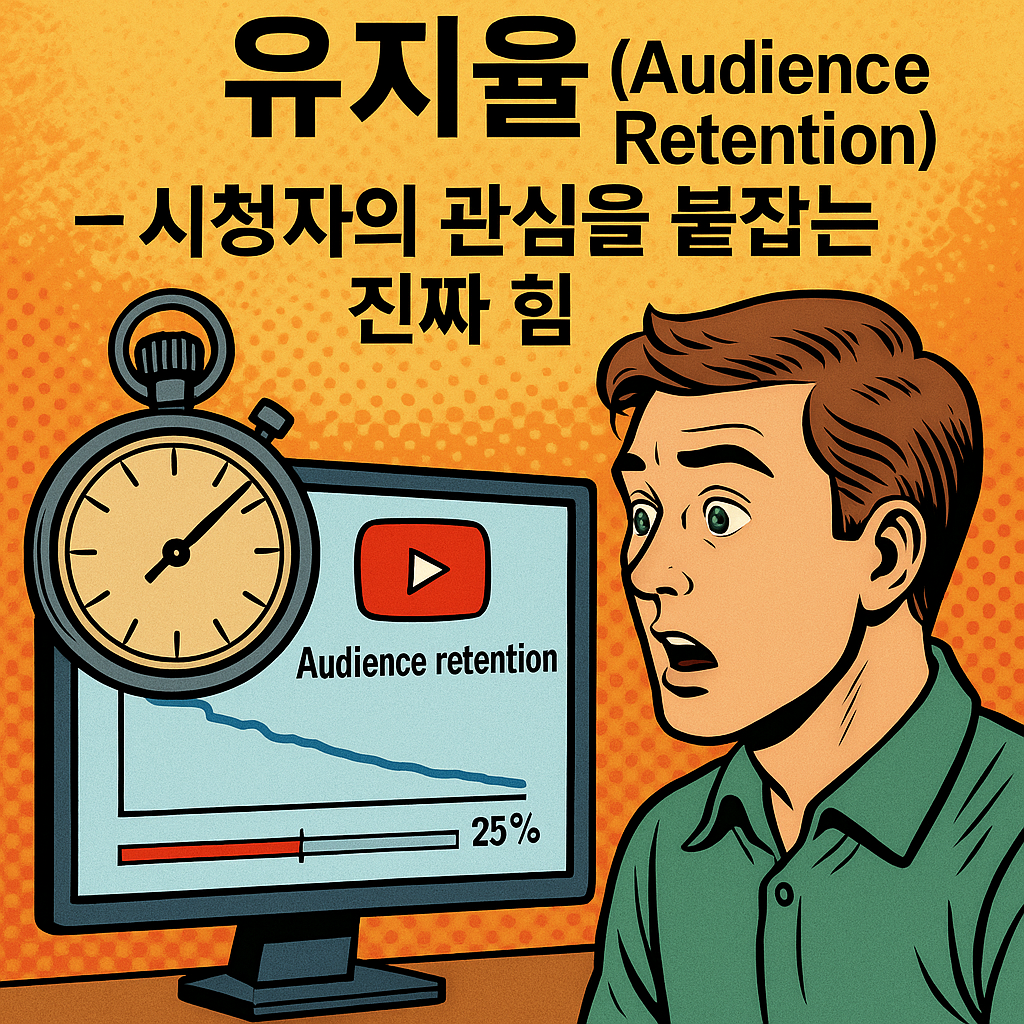 유지율 시청자 관심 붙잡는 힘