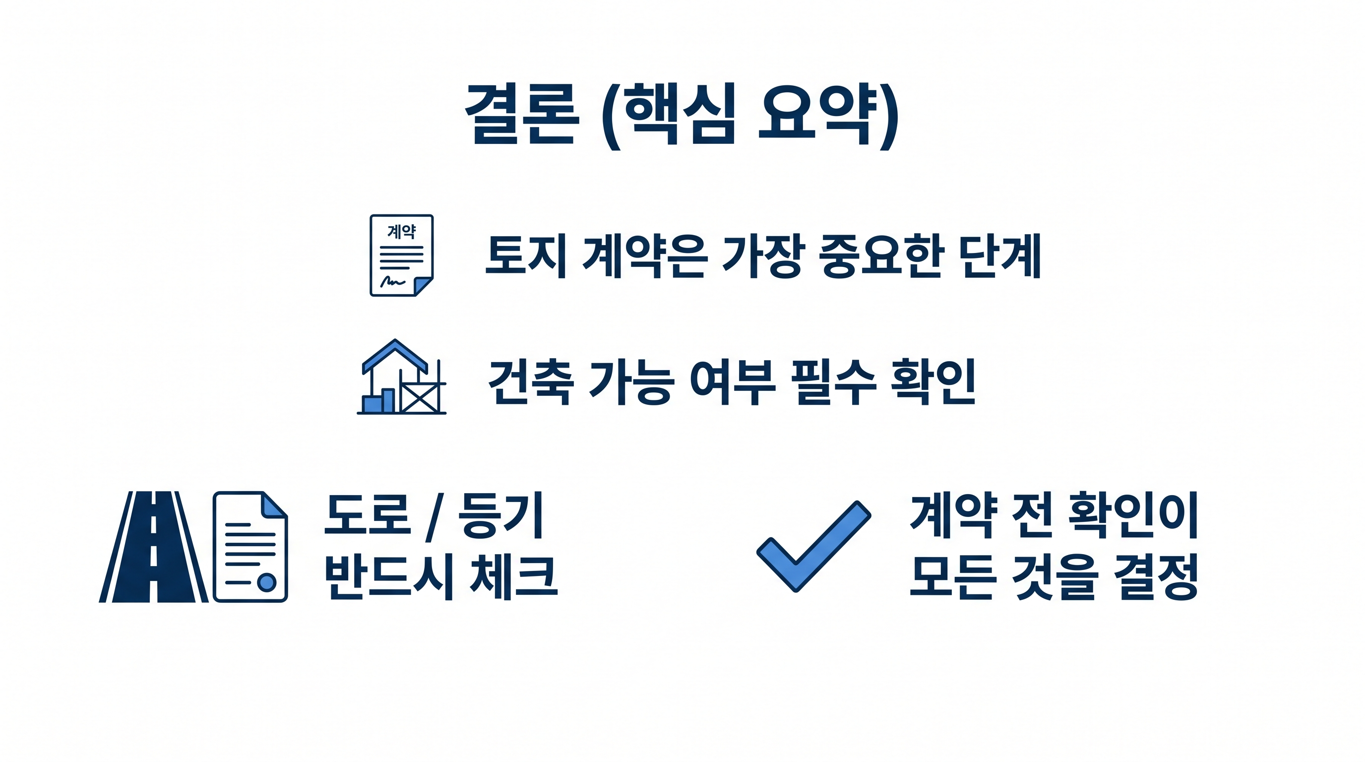 토지 계약시 체크할 핵심 요약사항