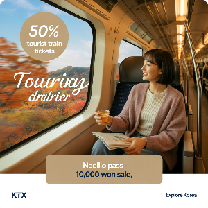 코레일 가을여행 관광열차 50%할인 + 내일로패스 1만원 할인 이미지