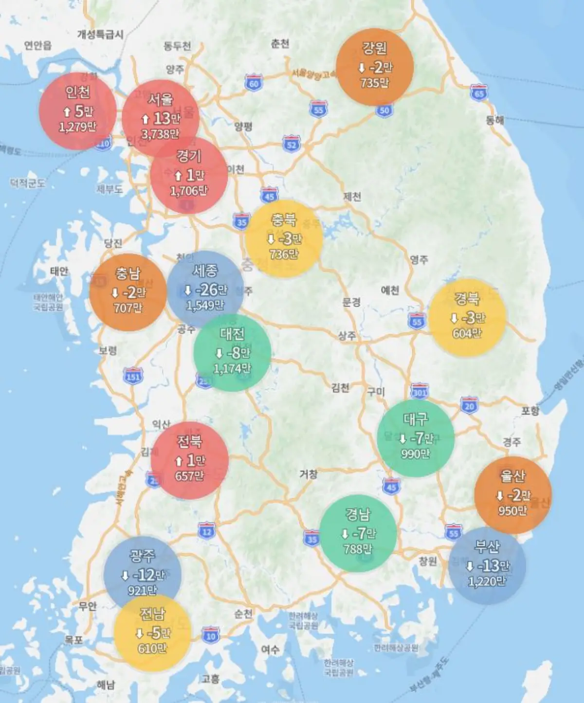 전국-매매가-증감-지도