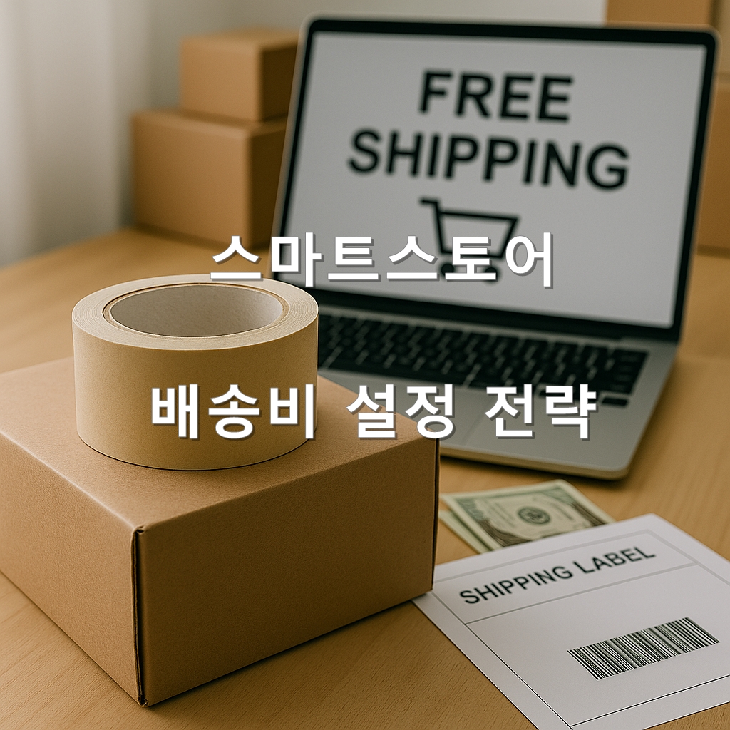 2025년 기준 스마트스토어 배송비 설정 전략 &ndash; 무료배송과 유료배송의 최적 균형 찾기