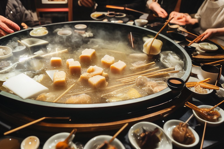 가마솥오뎅-오뎅국물-오뎅꼬치-뜨거운김이모락모락
