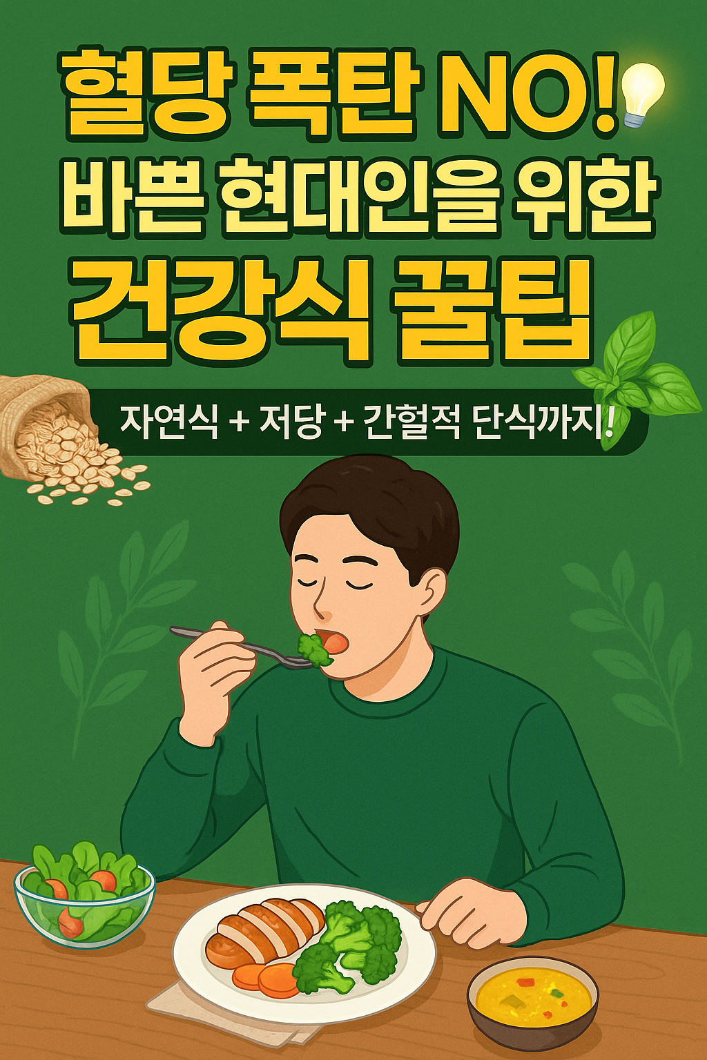 바쁜 현대인을 위한 건강 식사법