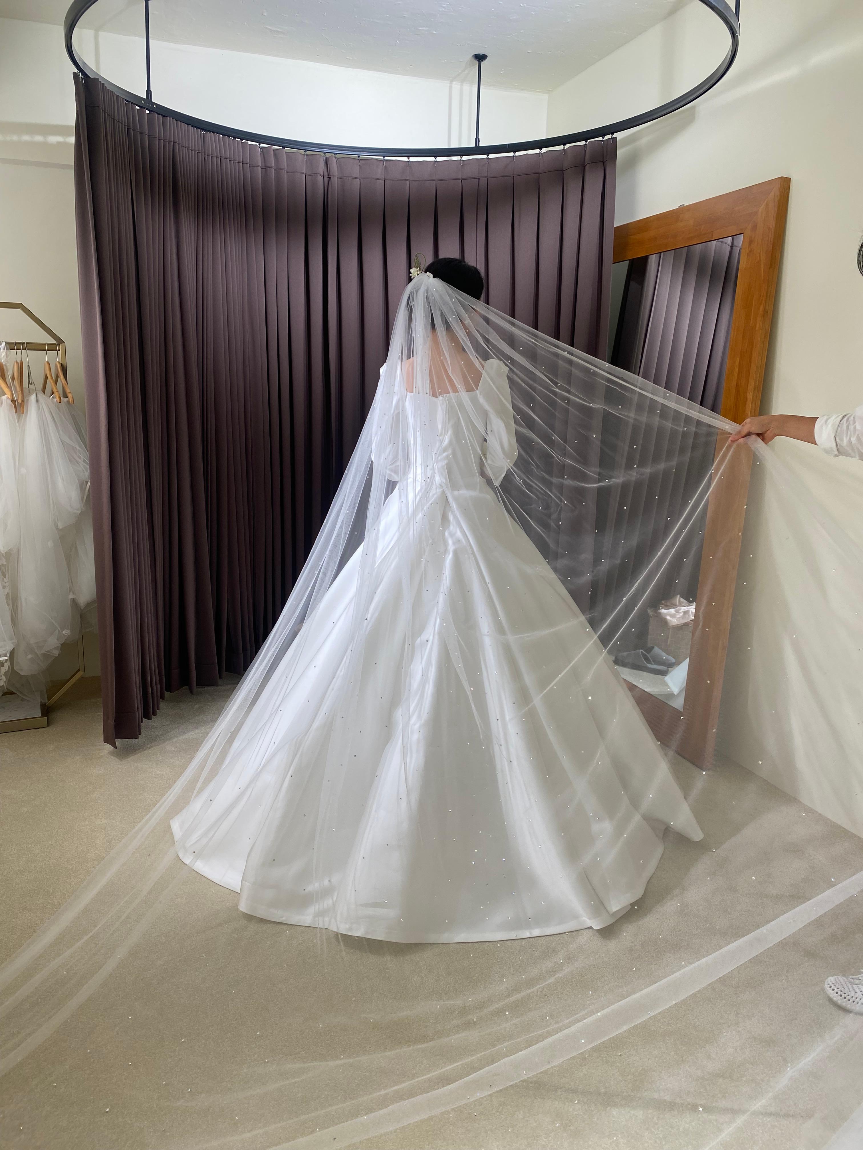 크리아뜰리에 본식 드레스투어 후기 촬영가능 야외촬영드레스 실크드레스