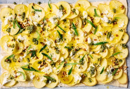 한국의 감자 요리 포테이토 피자