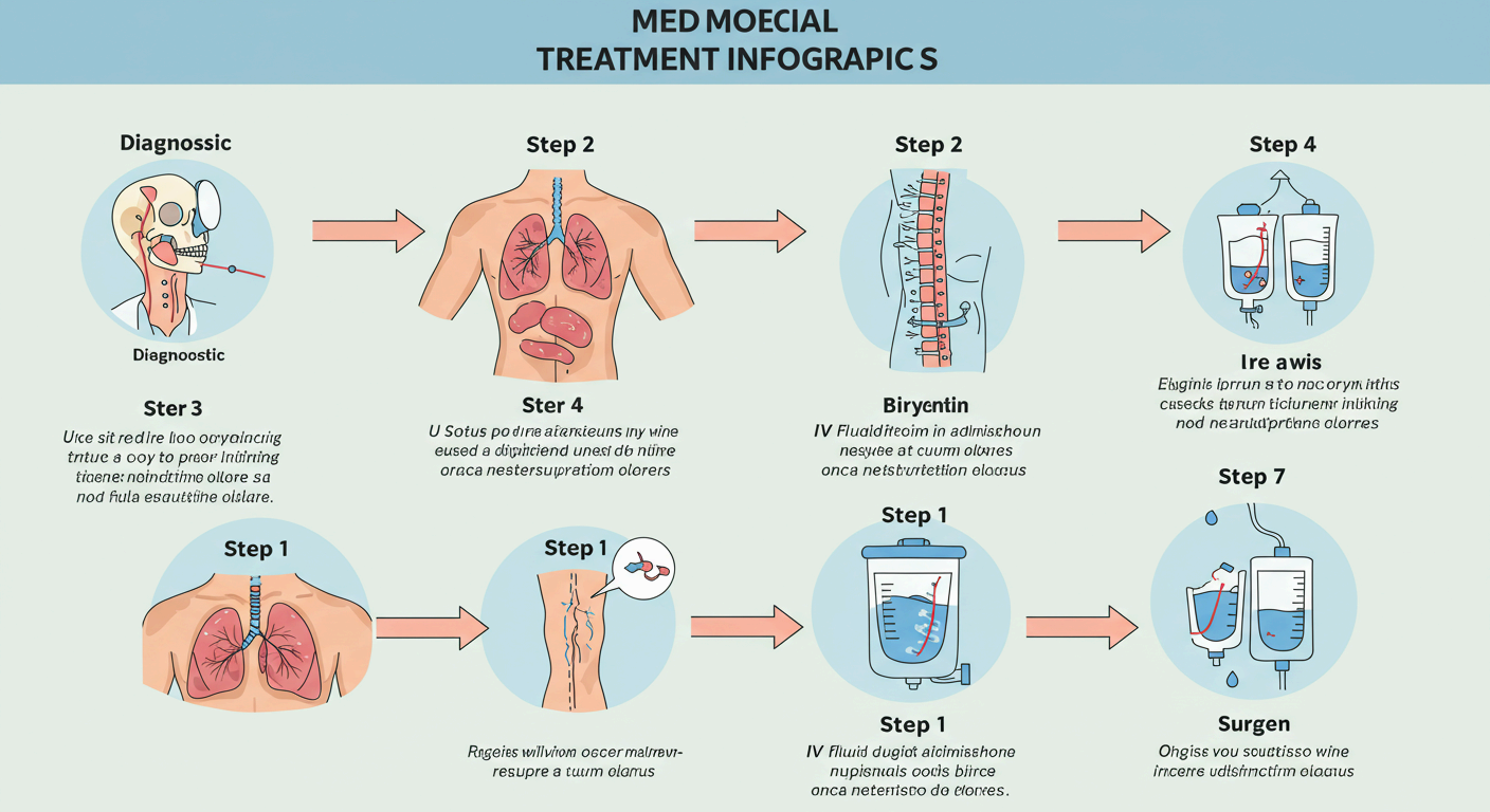 금식과 수액치료로 장을 쉬게 해야 합니다