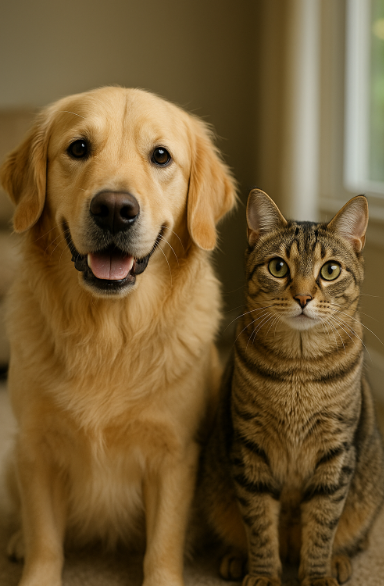 강아지와 고양이
