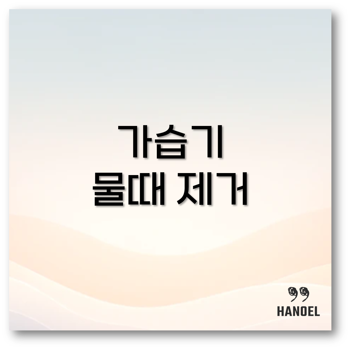 가습기 물때 제거