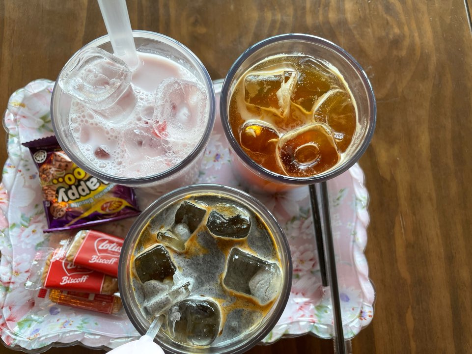 사맛디-커피실록-주문한-음료들