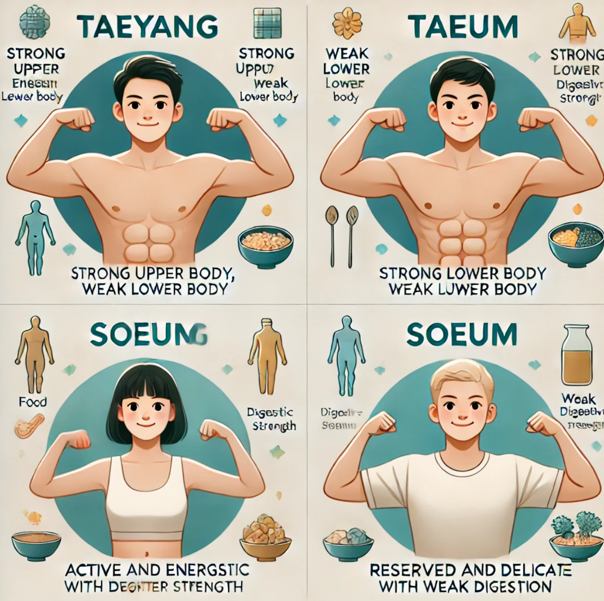 체질별 건강 관리법 관련 이미지