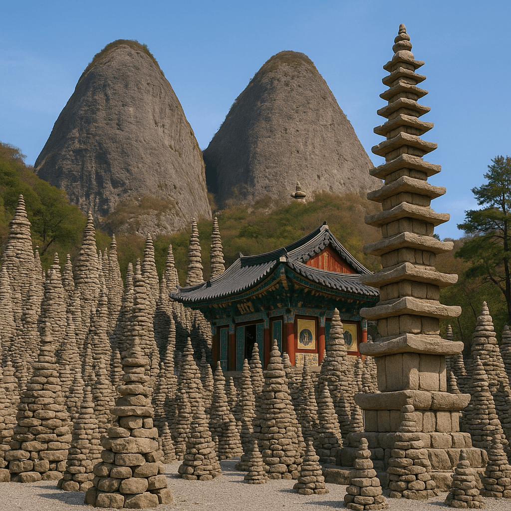 진안 마이산 탑사 여행에서 만나는 신비로운 돌탑과 자연의 조화