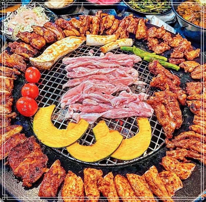 돈쭐내러왔습니다 제주 공항 연동 제주식 모자반 숯불 닭갈비 맛집