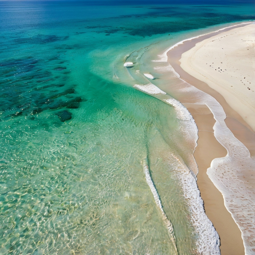 미야코지마 아름다운 해변 이미지