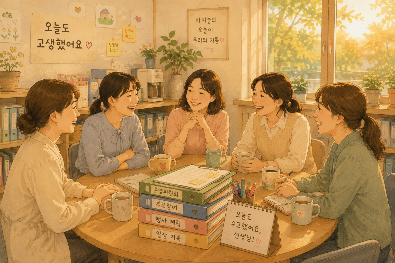편안한 선생님들의 따뜻한 공간