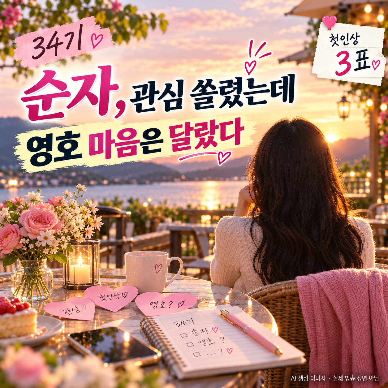 나는 SOLO 34기 순자 직업과 영호 첫 데이트