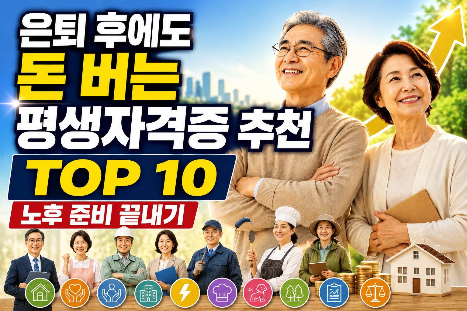 은퇴 후에도 돈 버는 평생자격증 추천 TOP 10, 노후 준비 끝내기 관련 사진