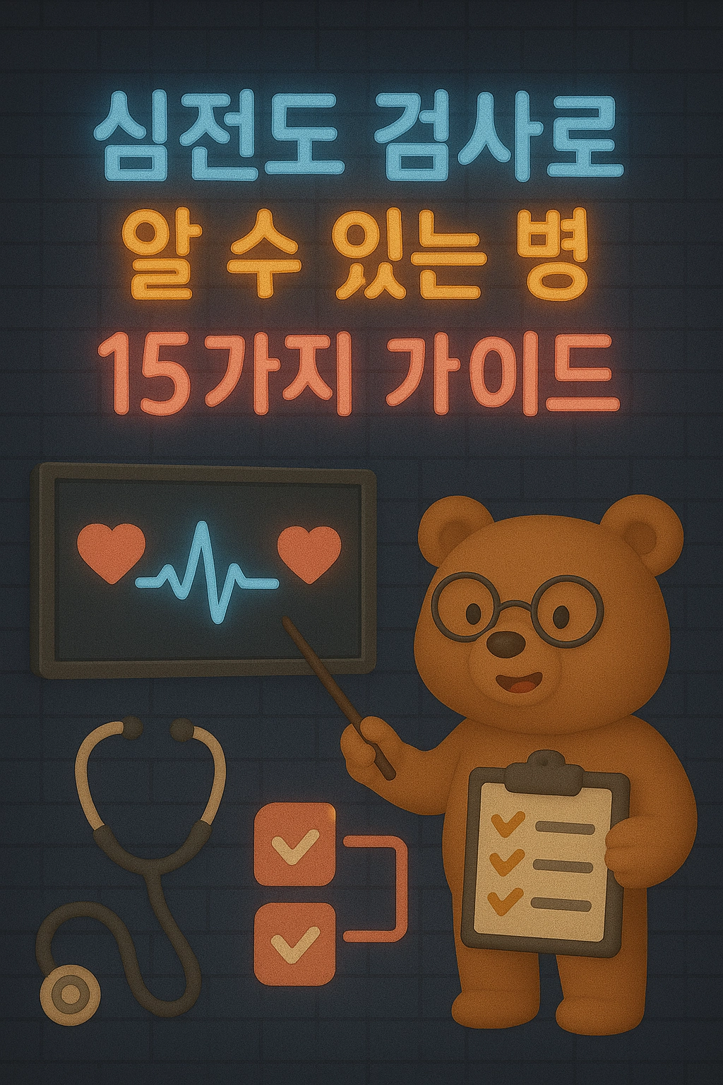 심전도 검사로 알 수 있는 병 15가지 가이드