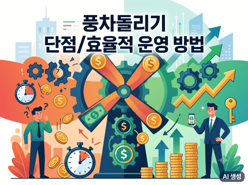 적금 풍차돌리기 단점과 효율적 운영방법에 대한 내용