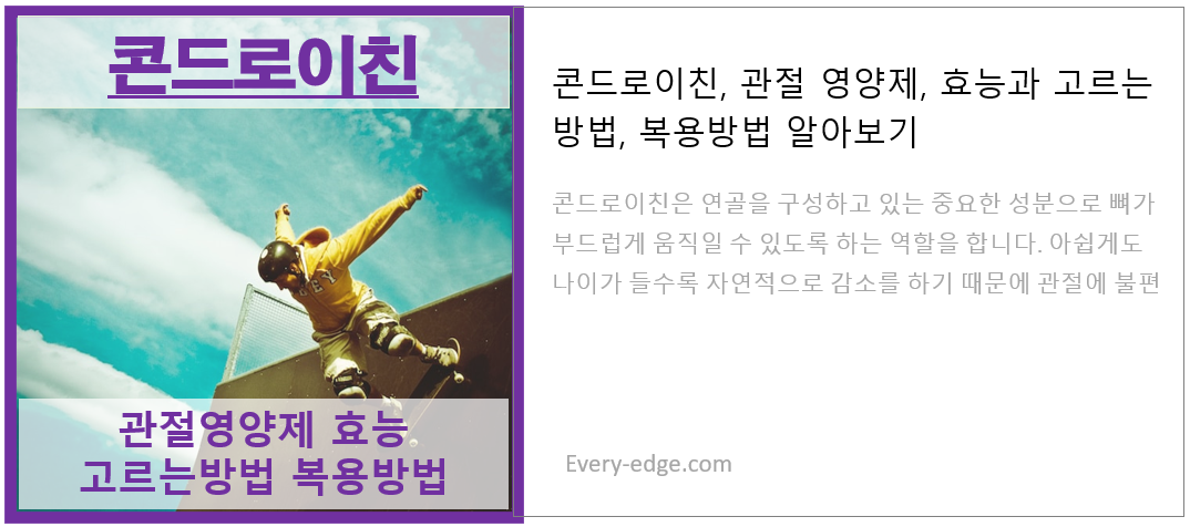 콘드로이친 포스팅 바로가기